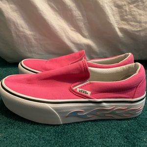 Slip on platform vans